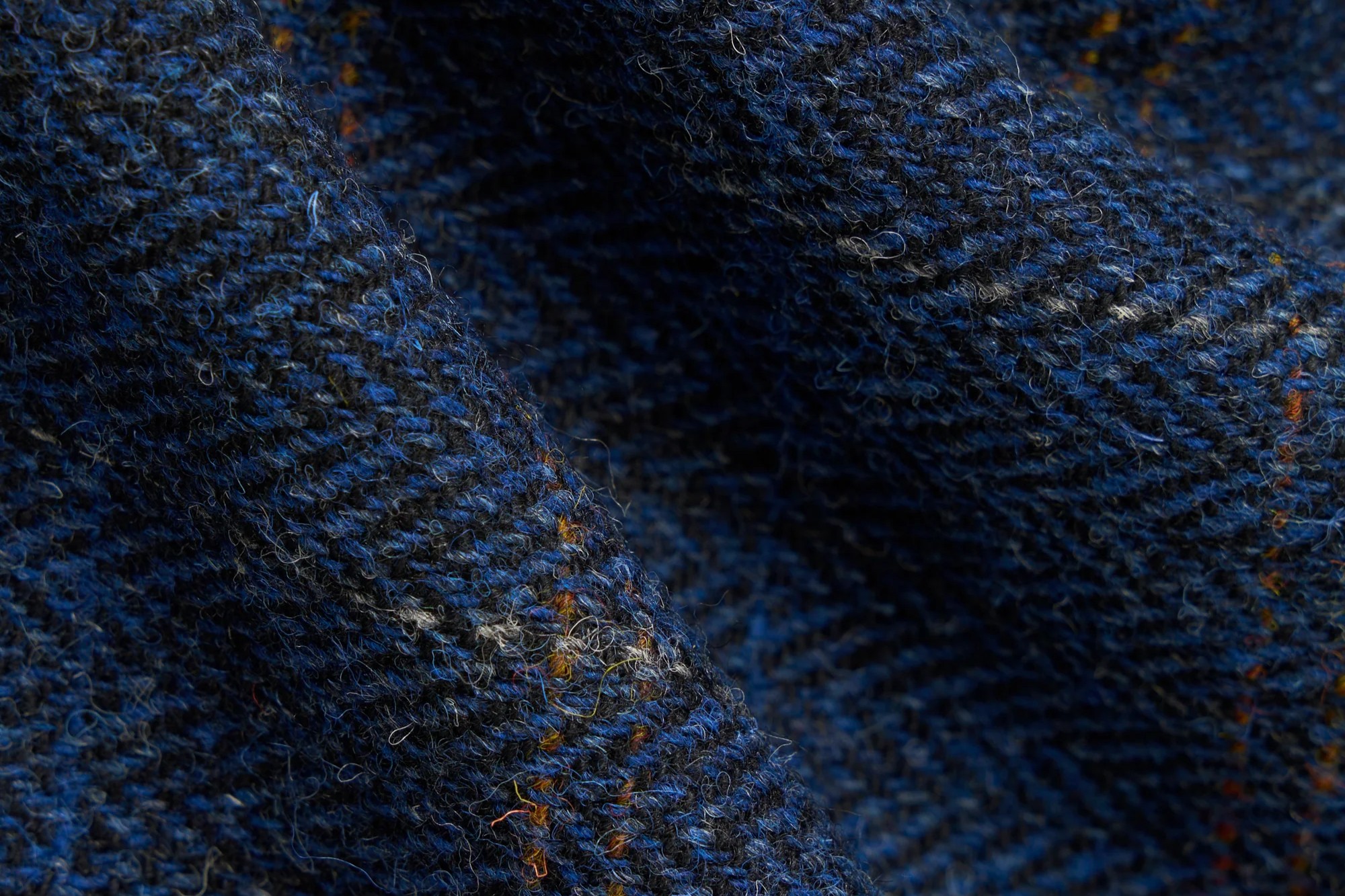 Harris Tweed Plaid Navy